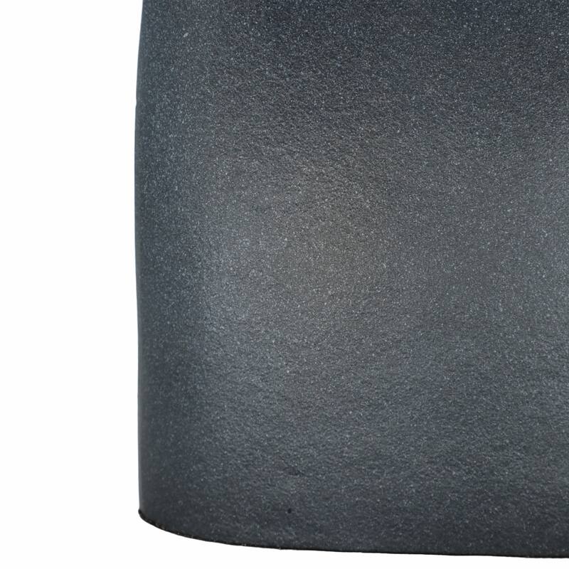 Decorative Sleek Sculptural Metal Vase - Contemporary Flower Vase