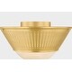 preview thumbnail 3 of 9, Hudson Valley Lighting 2731 Elsmere 14" Wide Semi-Flush Bowl Ceiling