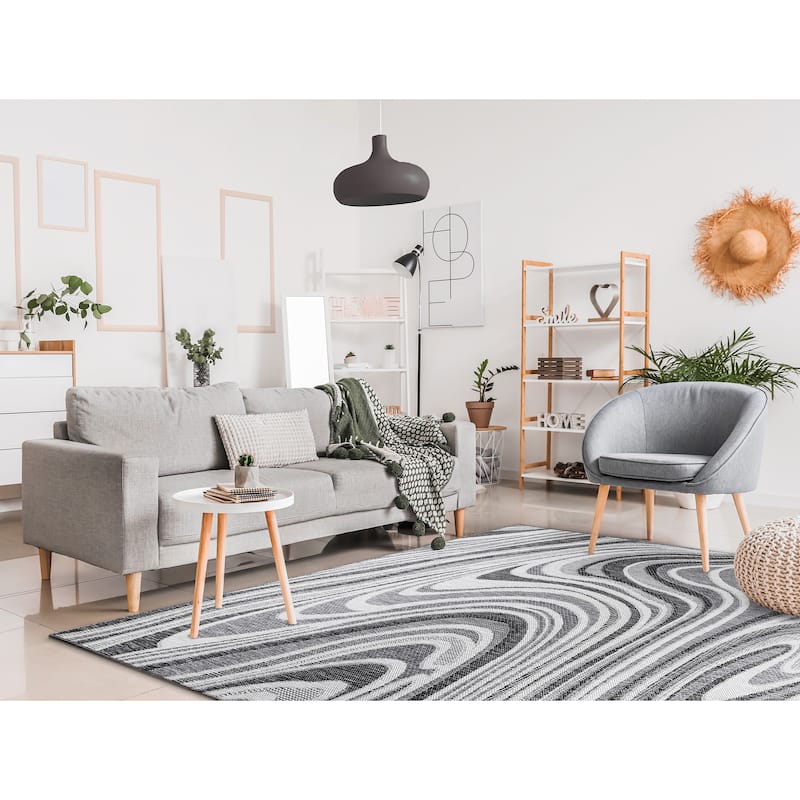 Liora Manne Malibu Waves Indoor/Outdoor Rug