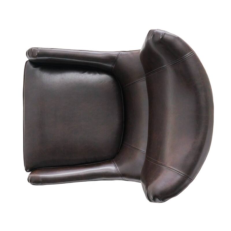Modern 27" High Back Accent Chair with Birch Wood Legs and Wing Back for Living Room