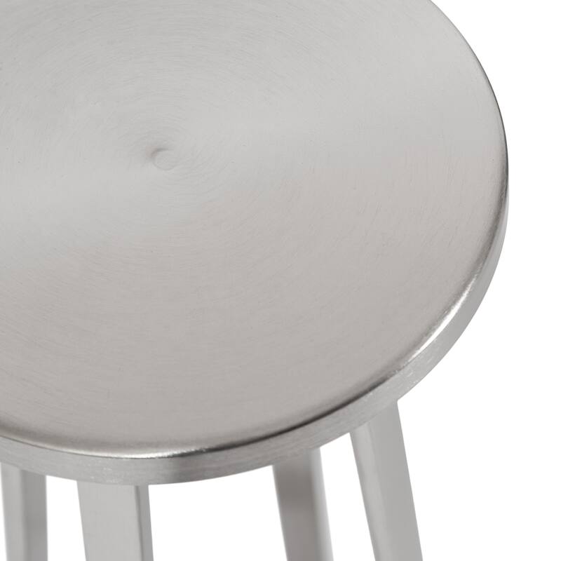 Kate and Laurel Zia Metal Drink Table - 9x9x23