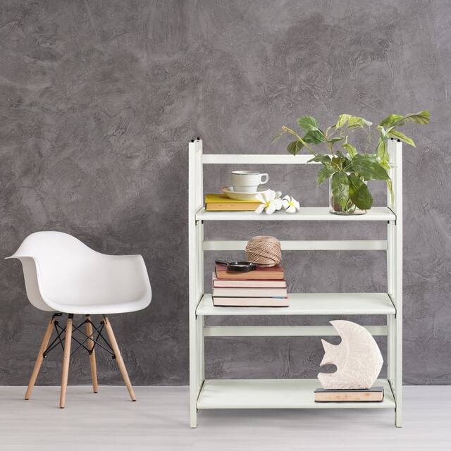 Porch & Den Edgemont Folding Stackable 27.5-inch Bookcase