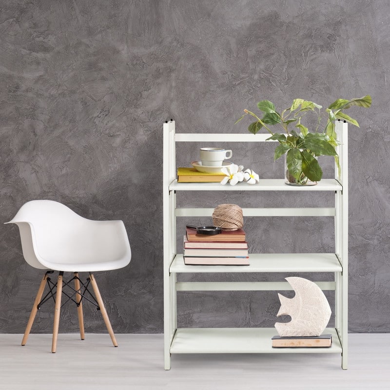 Porch & Den Edgemont Folding Stackable 27.5-inch Bookcase