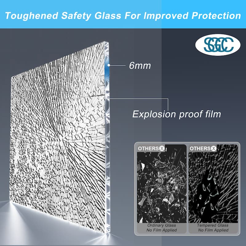 34"x72" Pivot Shower Door with Aluminum Frame,1/4"Tempered Glass Thick