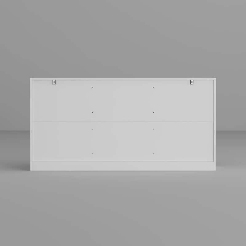 63"W 9 Drawer Dresser Accent Dresser for Living Room Bedroom Chest