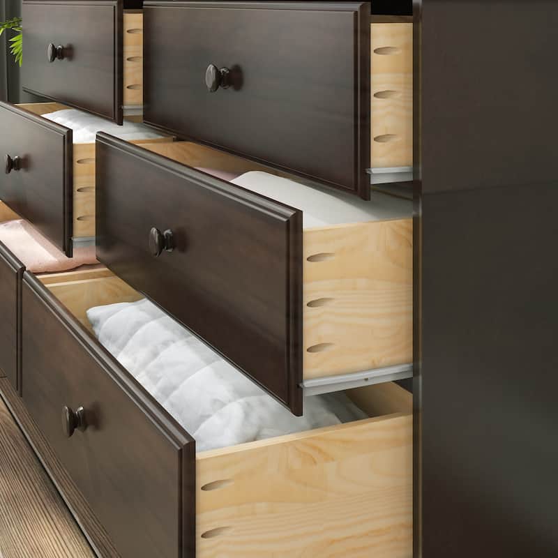 Max and Lily Solid Wood 6-Drawer Dresser
