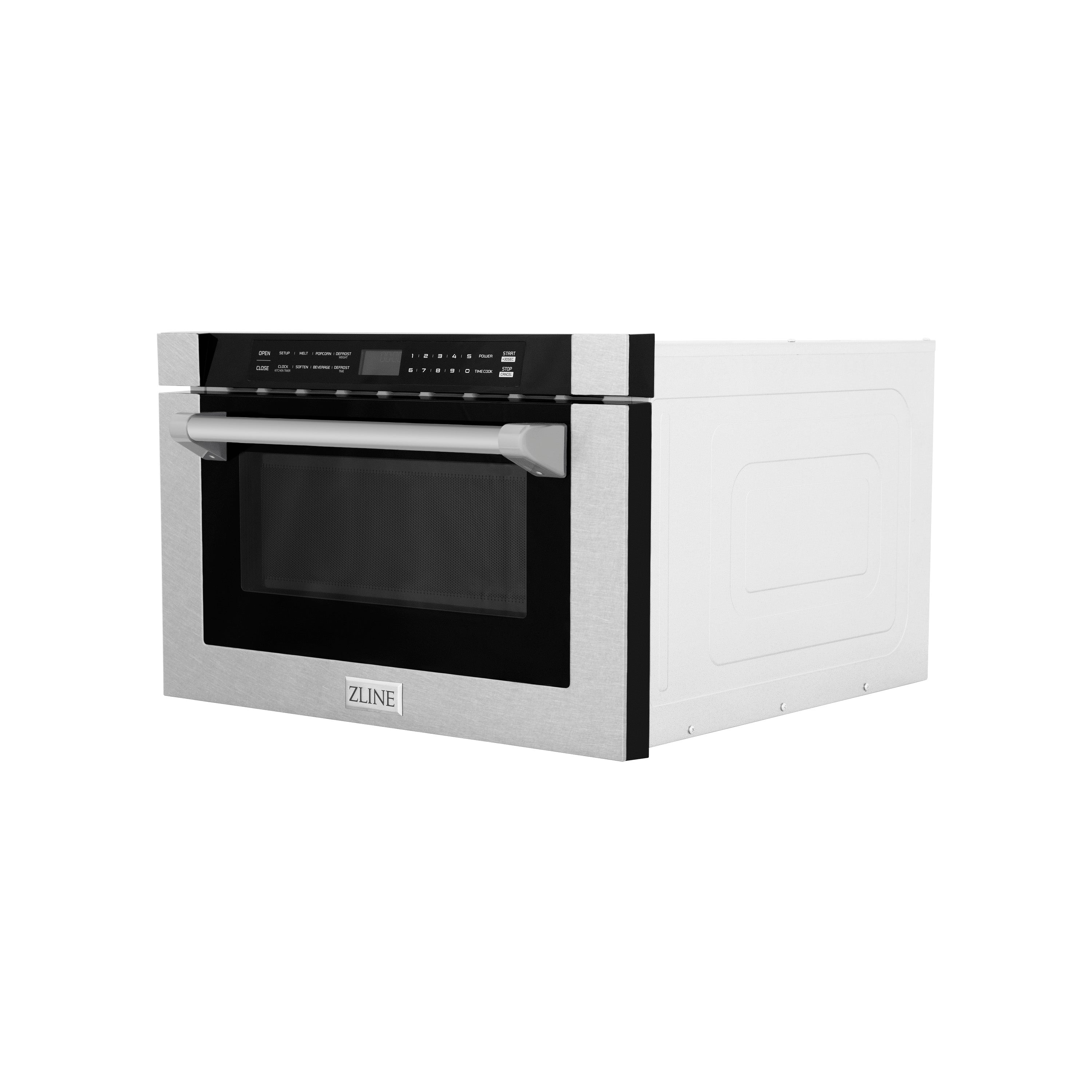 BUILT-IN 0.7 Cu. Ft. Deluxe Microwave Oven w/ Trim Kit - Stainless