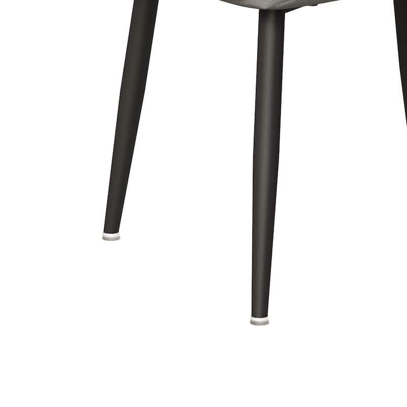 Dining Chairs Set of 2, Velvet Accent Chair Modern Kitchen Arm Chairs Upholstered Chair with Metal Legs for Kitchen