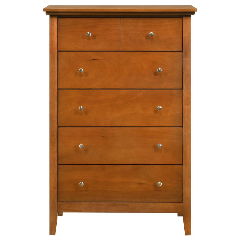 5-Dovetailed Drawer Bedroom Chest - 48" - Brown