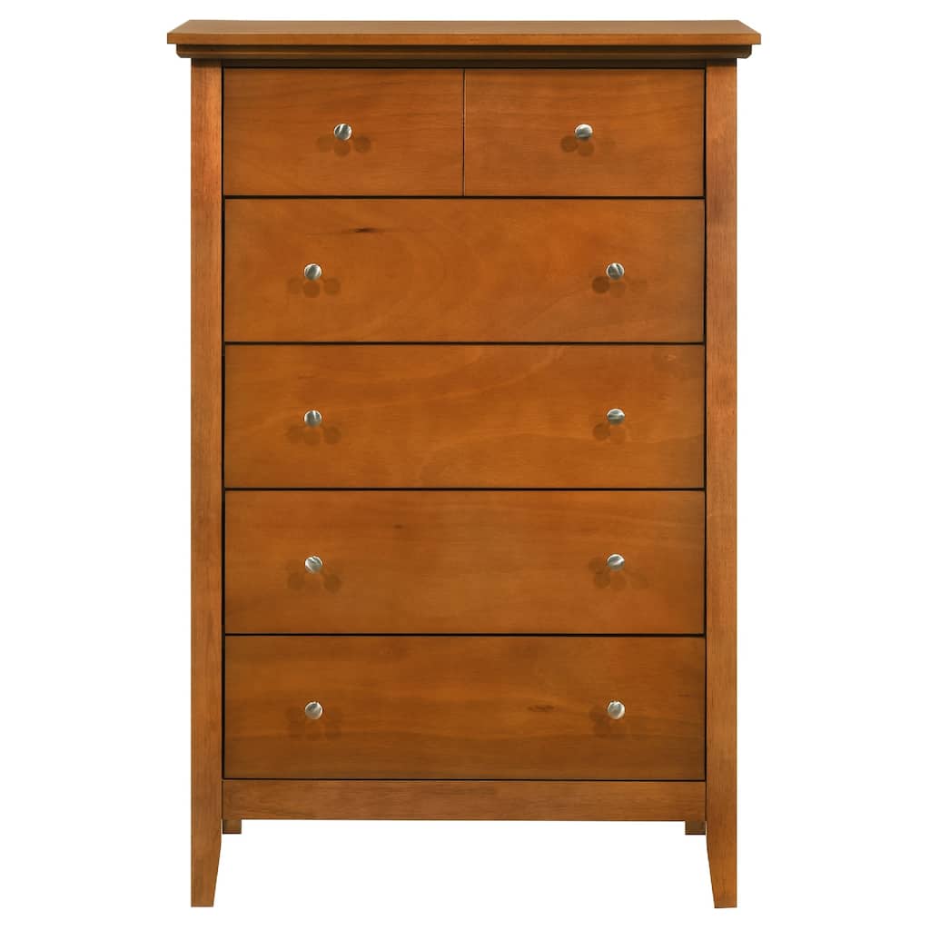 5-Dovetailed Drawer Bedroom Chest - 48" - Brown
