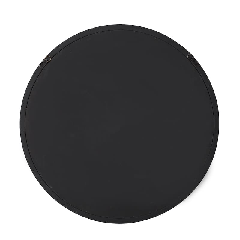 Wooden Room Wall Mirror - Black - Roche River Decor