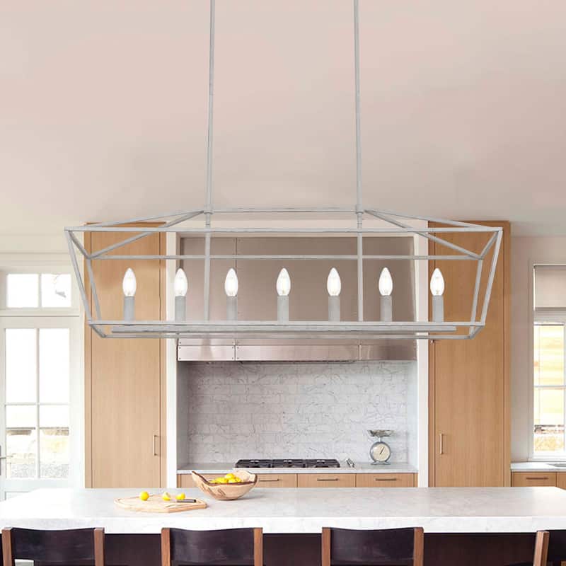 Modern Style Linear Island Pendant Light