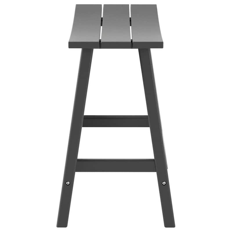 Polytrends Laguna Hdpe All Weather Outdoor Patio 24" Saddle Seat Counter Stool (Set Of 2)