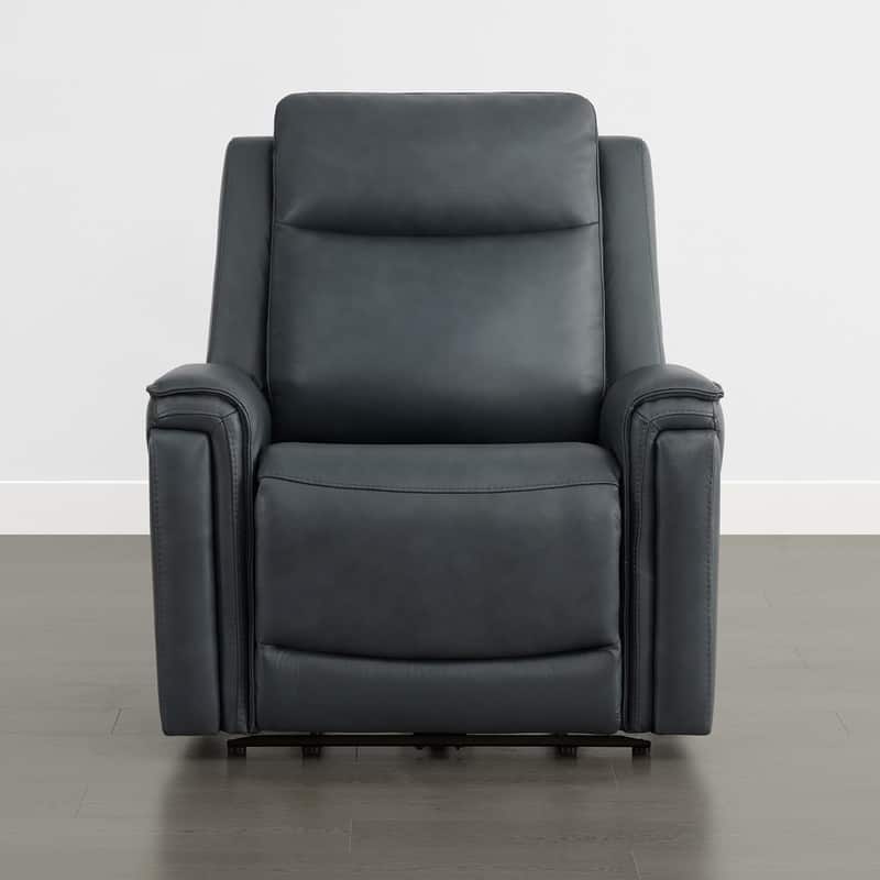 Spruce & Spring Dual Motors Genuine Leather Zero Gravity Recliner with Power Headrest