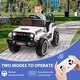 preview thumbnail 9 of 22, 12V Ride on Truck Car, Kids Electric Car with Remote Control