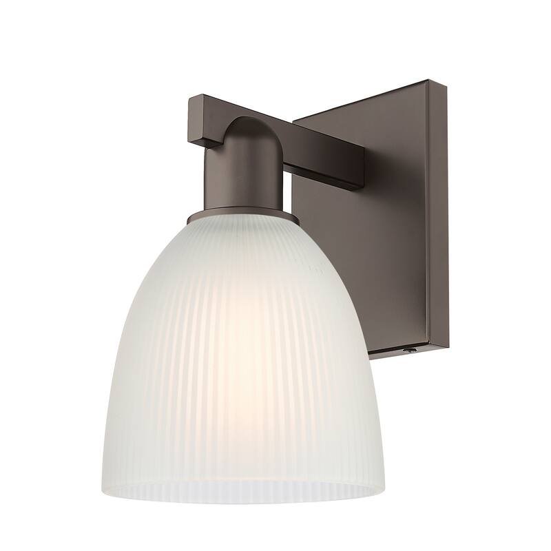Innovations Lighting 716-1W-11-6 Castile Sconce Castile 11" Tall Wall - Oil Rubbed Bronze / White