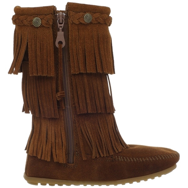 girls fringe boots