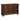 Traditional 2 Cabinets Wooden Buffet with Molded Details and Bun Feet,Brown