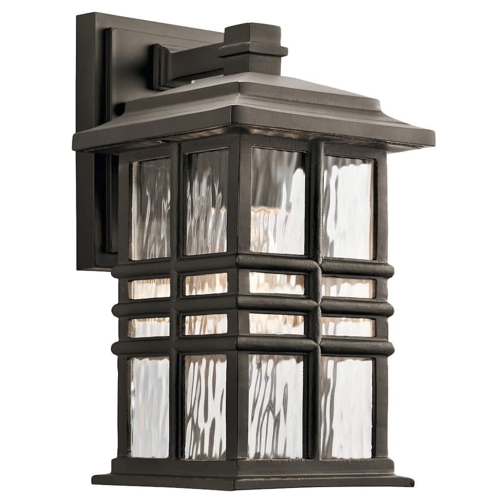 Kichler Beacon Square Single Light 12" Tall Outdoor Wall Sconce