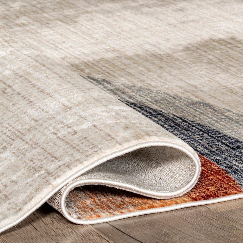 Nuloom Waverley Distressed Circles Fringe Area Rug