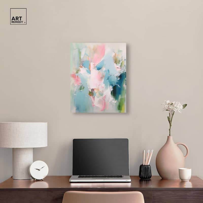 Neon Breeze II Canvas by Art Remedy, Gallery Wrapped
