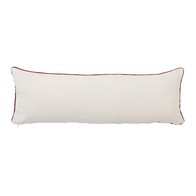Snowman And Christmas Tree Throw Pillow