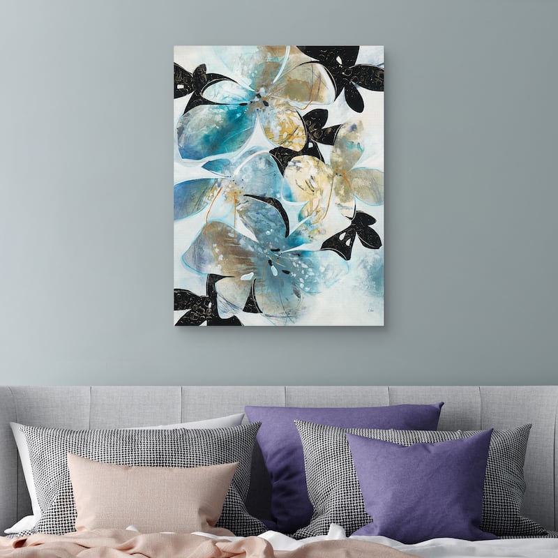 Jazzy Petals by K. Nari Canvas Art Print