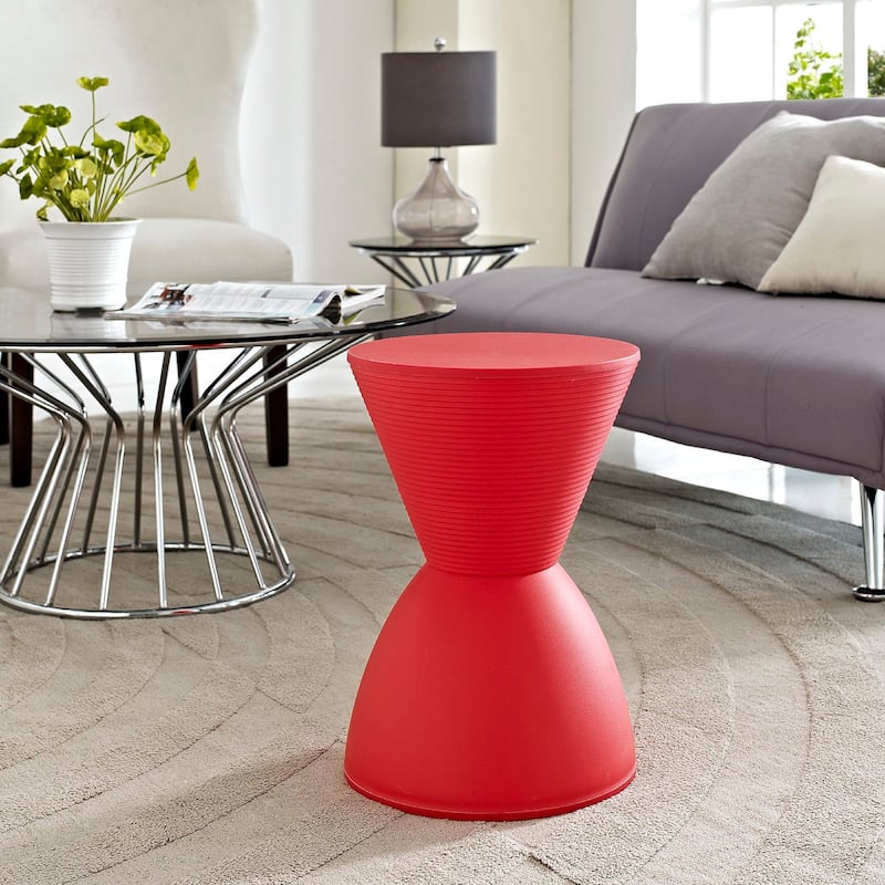 Haste Backless Stool - Red