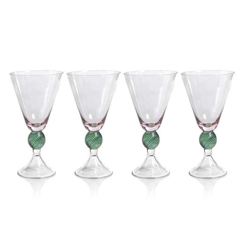 Colmar Vintage Stemmed Glasses, Set of 4