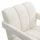 preview thumbnail 22 of 26, Roomfitters Modern Minimalist Leisure Armchair with L-Shaped Armrests and Polyester Upholstery