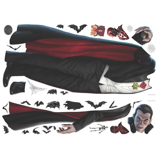slide 2 of 8, Classic Monsters Dracula Giant Peel and Stick Wall Decals by RoomMates