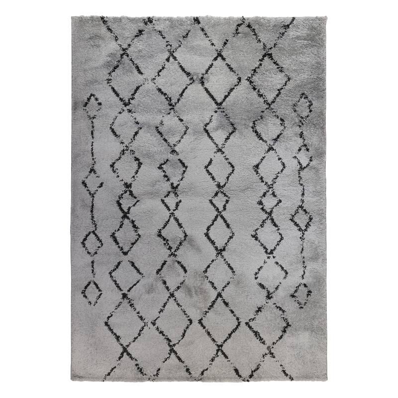 Aspen Denise Southwestern Geometric Shag Area Rug
