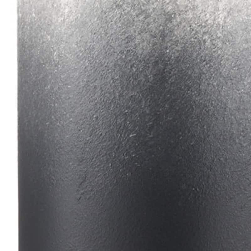 24" Black And White Ombre Metal Table Vase - 5.91