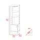 preview thumbnail 23 of 40, TUHOME Syrah Corner Bar Cabinet with 2-Doors and 8 Cubbies - N/A