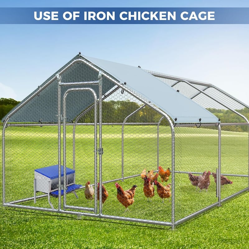 Roll-Away Nesting Boxes for Chickens Coop with Perch