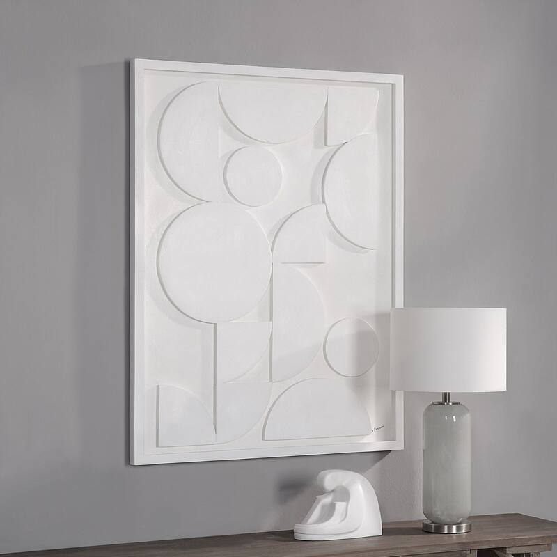 Renwil Tivat Foam Wall Art with White Frame