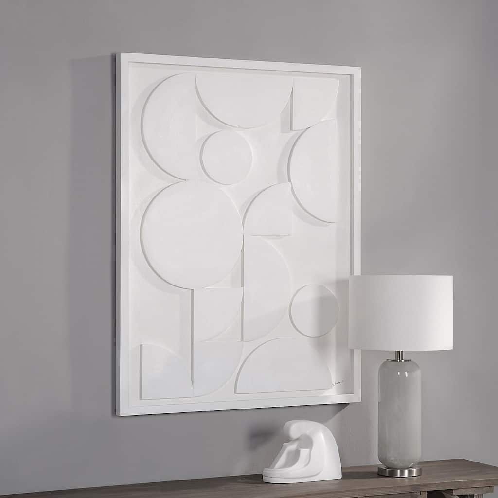 Renwil Tivat Foam Wall Art with White Frame