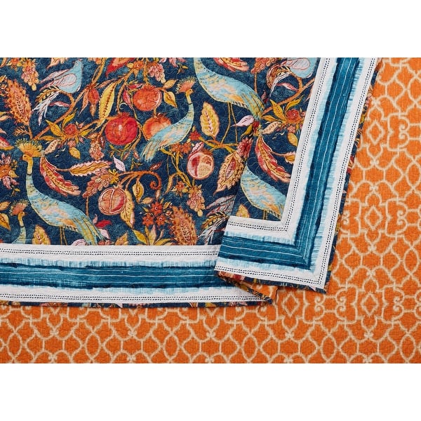 Dena Home Peacock Garden Quilt Set, 3 Pieces On Sale Bed Bath