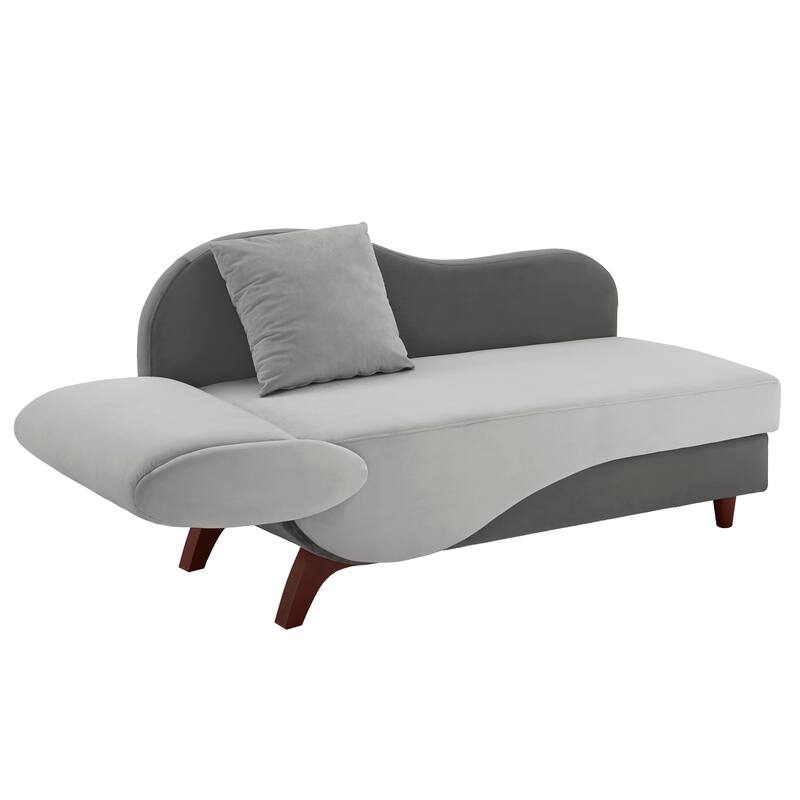 Aideen 2-tone Storage Chaise by iNSPIRE Q Modern