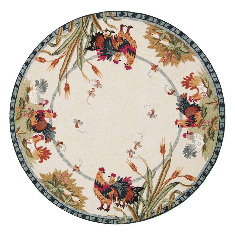 SAFAVIEH Handmade Chelsea Shawnee French Country Wool Rug