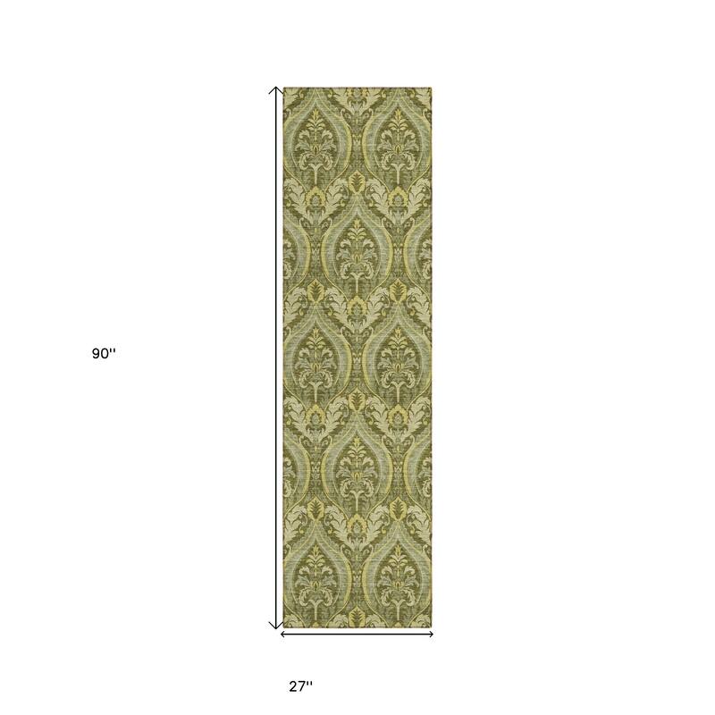 Jax Lush Floral Weather Resistant Blended Style Outdoor Rug