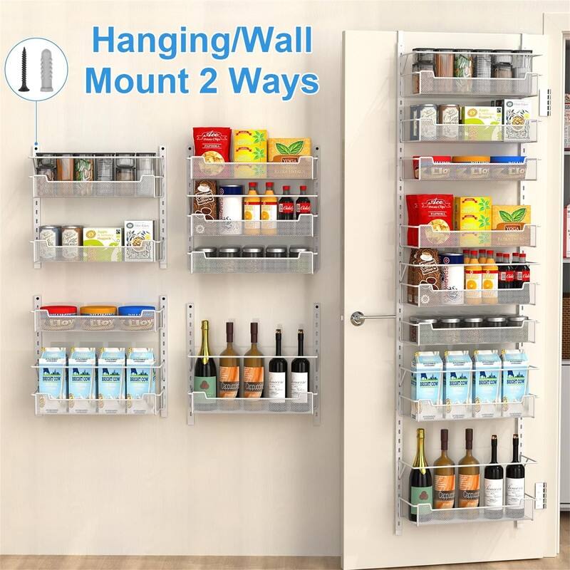 Over The Door Pantry Organizer 8Tier