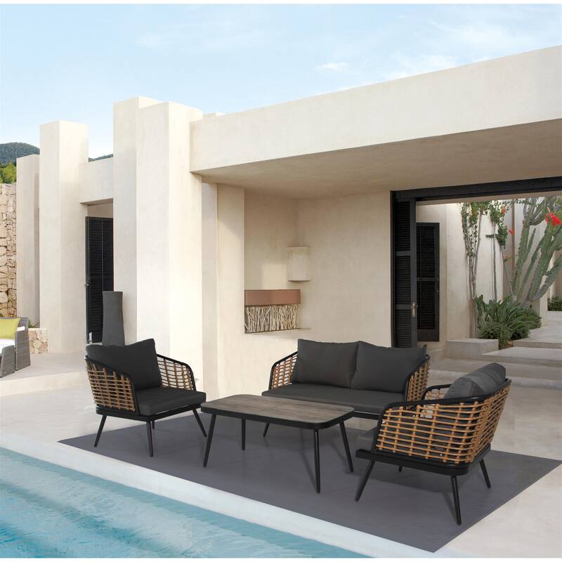 4 Pieces Patio Furniture Set