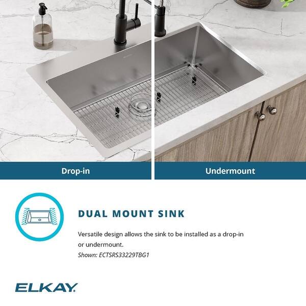 Elkay Crosstown 18 Gauge Stainless Steel 33