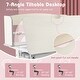 preview thumbnail 18 of 29, Costway Kids Study Desk with 7-Level Tiltable Desktop Adjustable - See Details