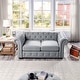 preview thumbnail 15 of 26, Corvus Aleksis Tufted Chesterfield Loveseat Sofa