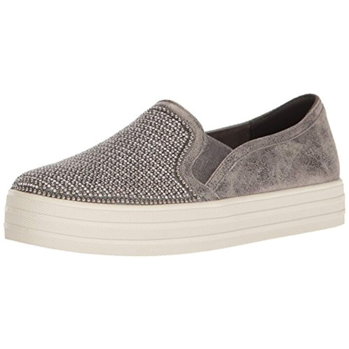 skechers double up shiny dancer pewter