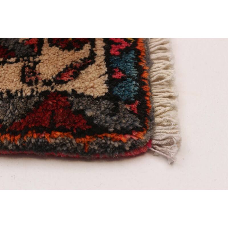 ECARPETGALLERY Hand-knotted Konya Anatolian Dark Red Wool Rug - 2'10 x 9'9