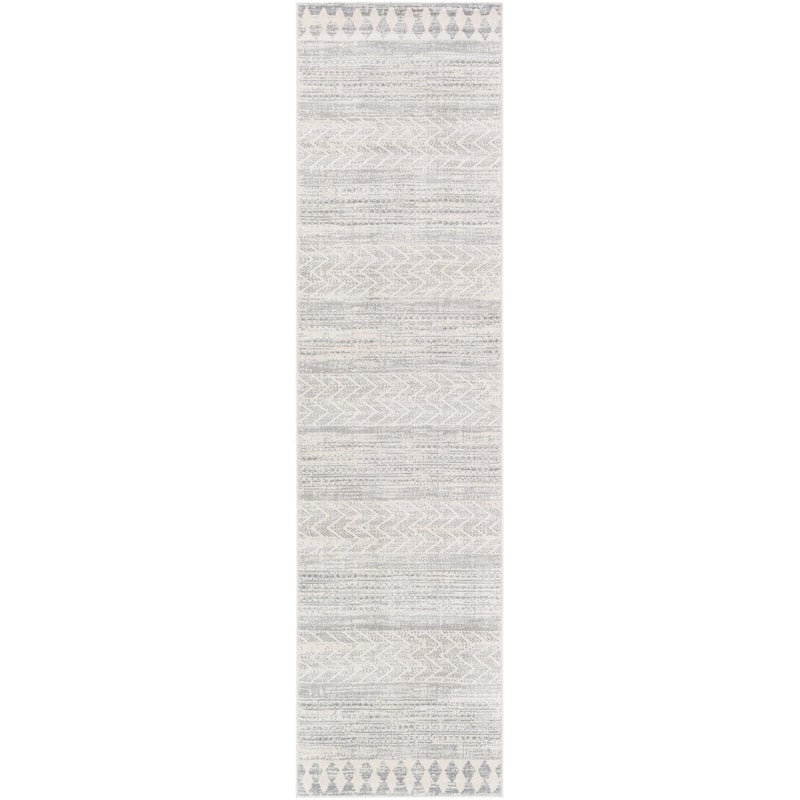 Livabliss Roma Vintage Area Rug - 2' 7" x 10' - Grey