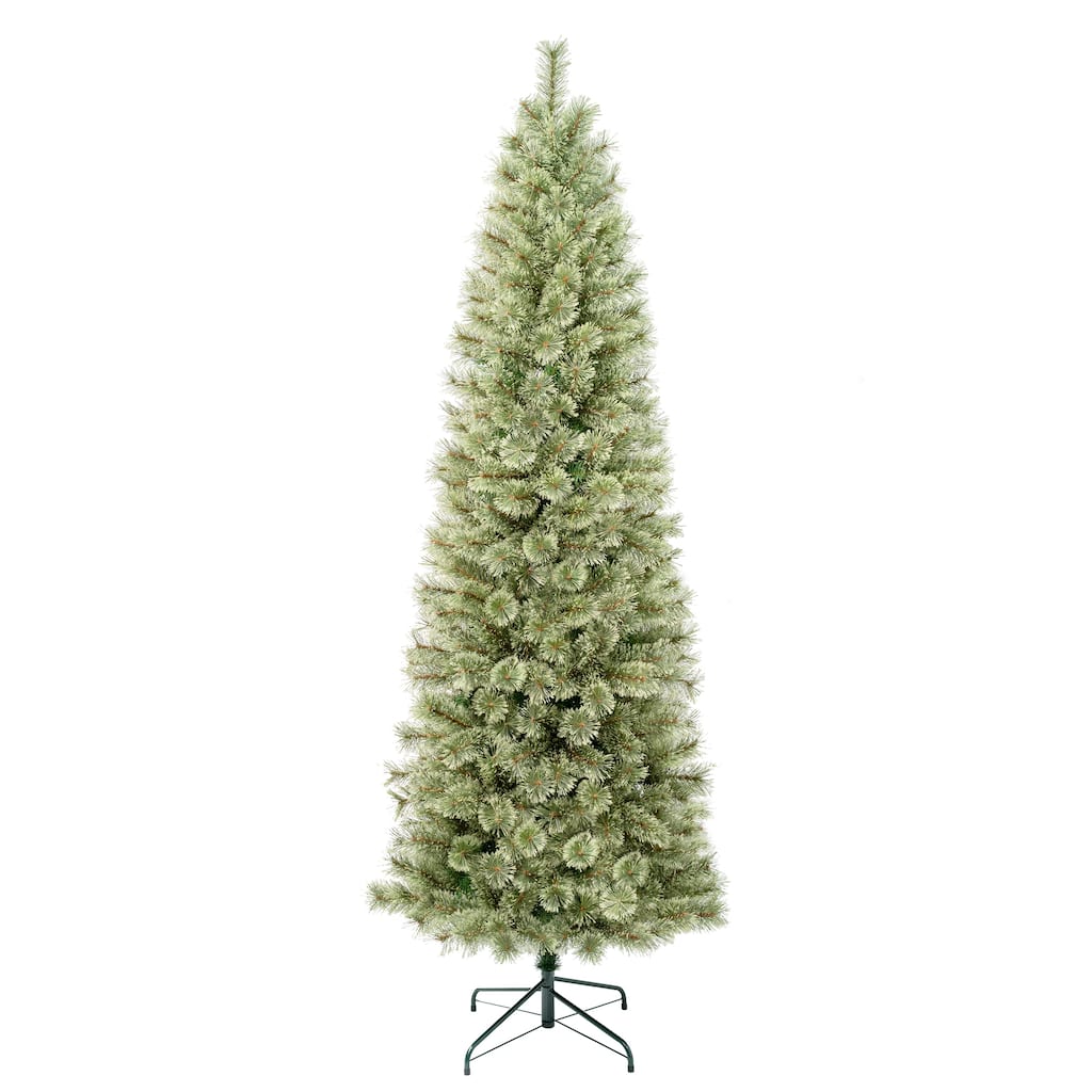 National Tree Company 7.5 ft. Artificial Arcadia Pine Slim Christmas Hinged Tree - 7.5 Foot